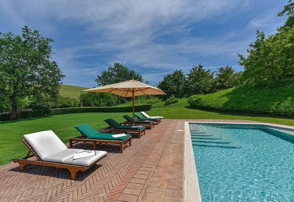 Villa Dal Ponte: Amenities, Balcony / Terrace / Patio, Building Exterior, Garden, Hot Tub, Pool, Spring, Summer, Wellness