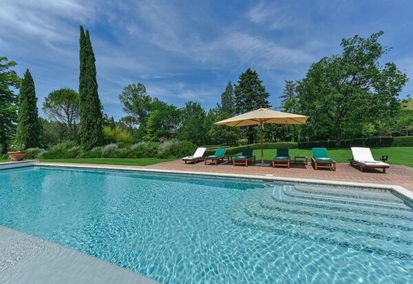 Villa Dal Ponte: Amenities, Balcony / Terrace / Patio, Building Exterior, Garden, Hot Tub, Pool, Spring, Summer, Wellness