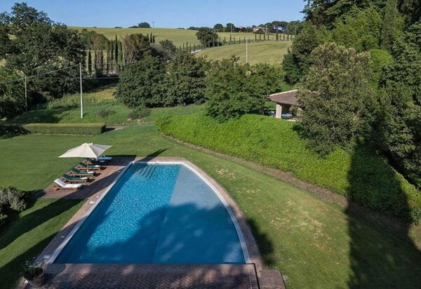 Villa Dal Ponte: Amenities, Balcony / Terrace / Patio, Building Exterior, Garden, Hot Tub, Pool, Spring, Summer, Wellness