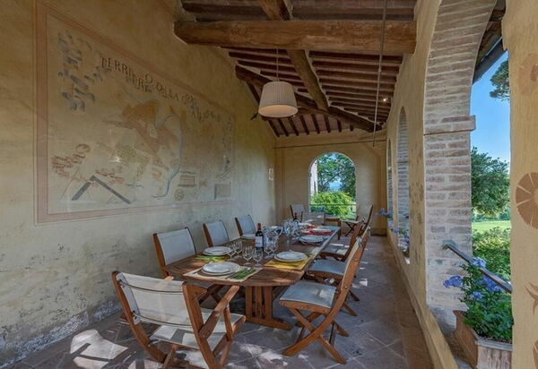 Villa Dal Ponte: Amenities, Balcony / Terrace / Patio, Building Exterior, Garden, Hot Tub, Pool, Spring, Summer, Wellness