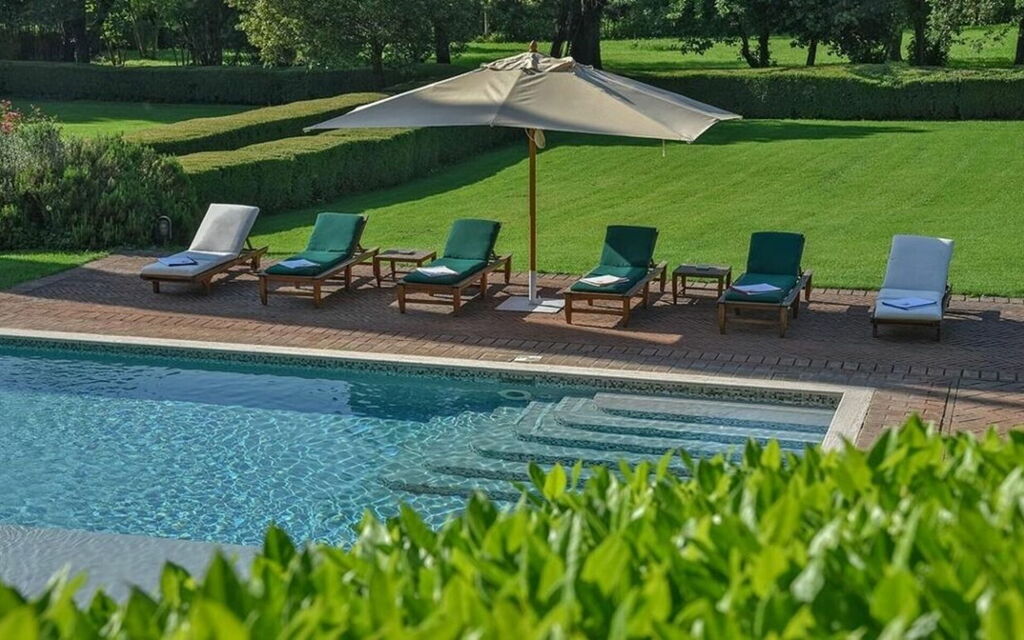 Villa Dal Ponte: Balcone / Terrazza / Patio, Benessere, Caratteristiche, Estate, Esterni, Giardino, Idromassaggio, Piscina, Primavera