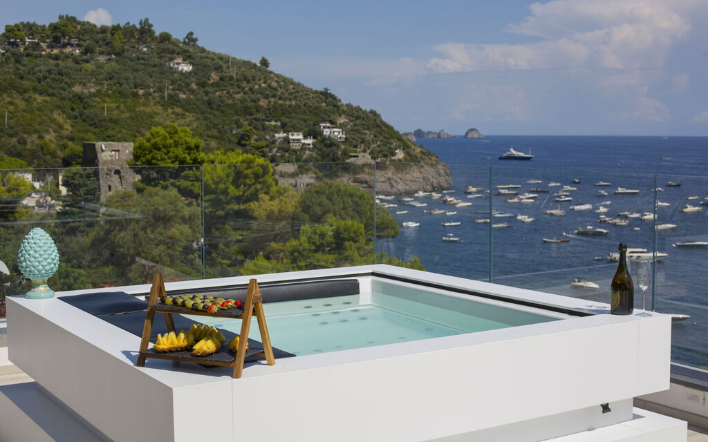 Villa Neri: Balcony / Terrace / Patio, Building Exterior, Garden, Main Entrance, Pool, Spring, Summer