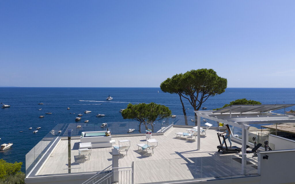 Villa Neri: Balcony / Terrace / Patio, Building Exterior, Garden, Main Entrance, Pool, Spring, Summer