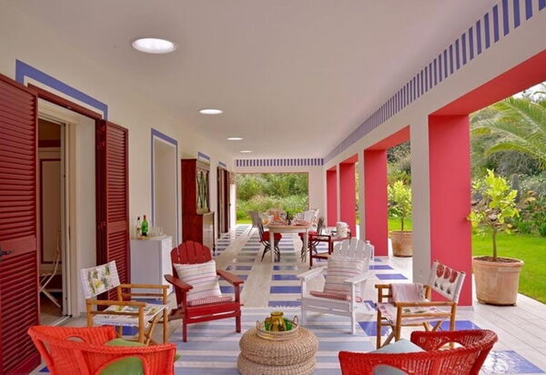 Villa Rossa: Attività, Bagno, Balcone / Terrazza / Patio, Caratteristiche, Estate, Esterni, Giardino, Piscina, Primavera