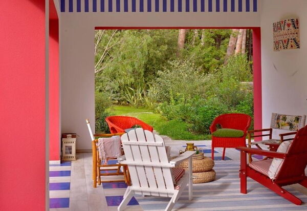 Villa Rossa: Attività, Bagno, Balcone / Terrazza / Patio, Caratteristiche, Estate, Esterni, Giardino, Piscina, Primavera