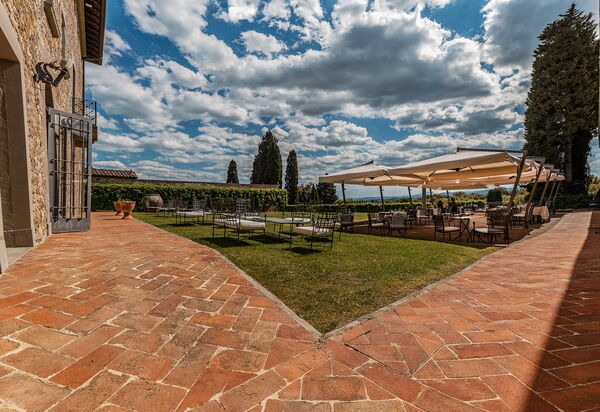 Villa Nero Scopeti: Activities, Balcony / Terrace / Patio, Building Exterior, Garden, Main Entrance, Spring, Summer