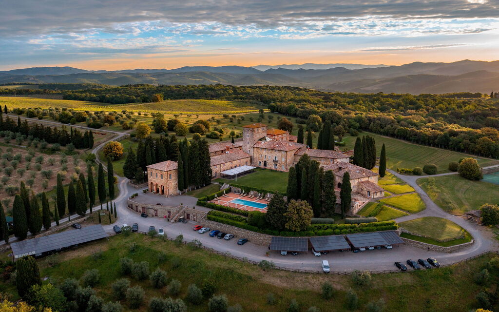 Villa Nero Scopeti: Activities, Balcony / Terrace / Patio, Building Exterior, Garden, Main Entrance, Spring, Summer