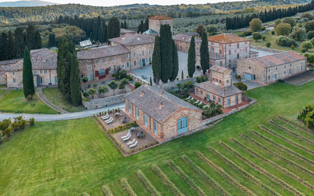 Villa Nero Scopeti: Activities, Balcony / Terrace / Patio, Building Exterior, Garden, Main Entrance, Spring, Summer