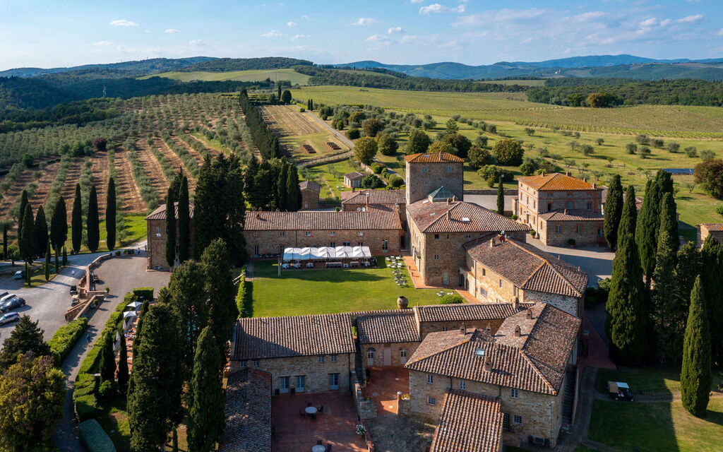 Villa Nero Scopeti: Activities, Balcony / Terrace / Patio, Building Exterior, Garden, Main Entrance, Spring, Summer