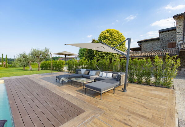 Villa Mocasina: Activities, Amenities, Balcony / Terrace / Patio, Building Exterior, Golf, Pool, Spring, Summer, Wellness