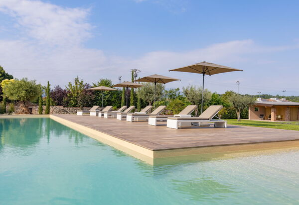 Villa Mocasina: Activities, Amenities, Balcony / Terrace / Patio, Building Exterior, Golf, Pool, Spring, Summer, Wellness