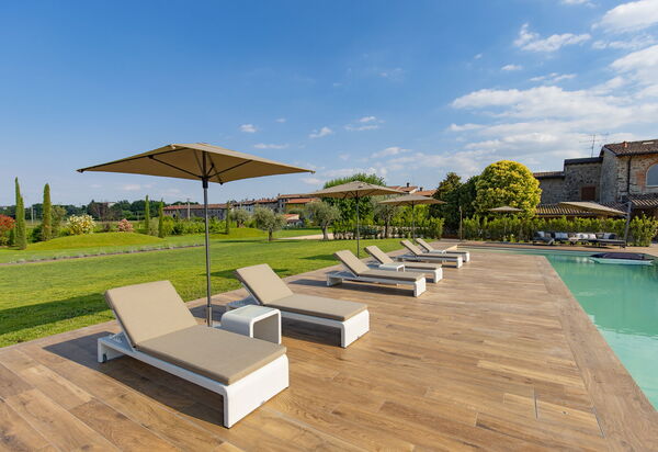 Villa Mocasina: Activities, Amenities, Balcony / Terrace / Patio, Building Exterior, Golf, Pool, Spring, Summer, Wellness