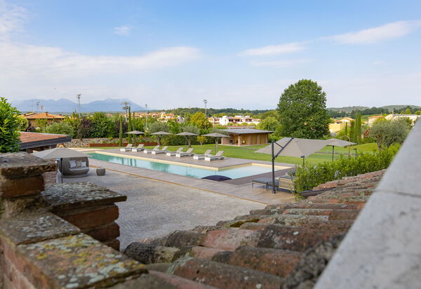 Villa Mocasina: Activities, Amenities, Balcony / Terrace / Patio, Building Exterior, Golf, Pool, Spring, Summer, Wellness