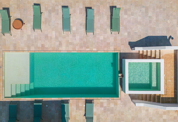 Villa Sensation Green: Activities, Amenities, Balcony / Terrace / Patio, Building Exterior, Main Entrance, Pool, Spring, Summer, Wellness
