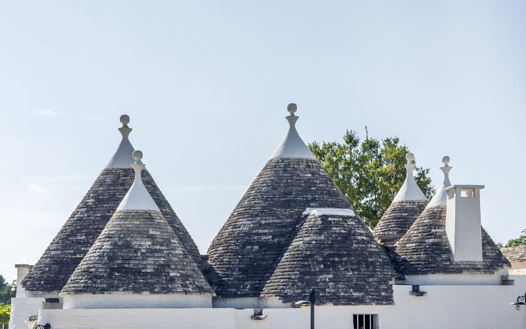 Trullo Francesca: Attività, Balcone / Terrazza / Patio, Caratteristiche, Estate, Esterni, Giardino, Piscina, Primavera