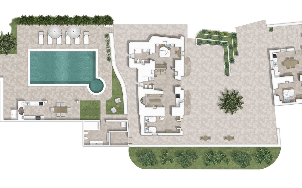 Trullo Francesca: Attività, Balcone / Terrazza / Patio, Caratteristiche, Estate, Esterni, Giardino, Piscina, Primavera