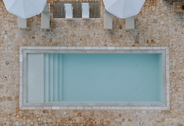 Trullo Cinzia: Activities, Amenities, Balcony / Terrace / Patio, Building Exterior, Facilities, Garden, Pool, Spring, Summer