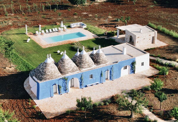 Trullo Cinzia: Activities, Amenities, Balcony / Terrace / Patio, Building Exterior, Facilities, Garden, Pool, Spring, Summer