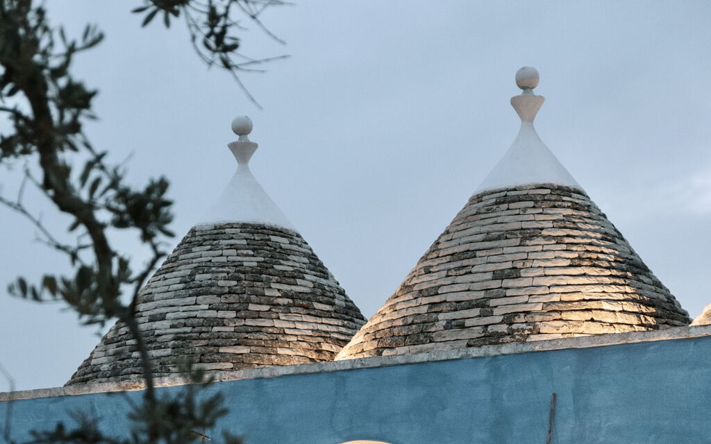 Trullo Cinzia: Attività, Balcone / Terrazza / Patio, Caratteristiche, Estate, Esterni, Giardino, Piscina, Primavera, Servizi