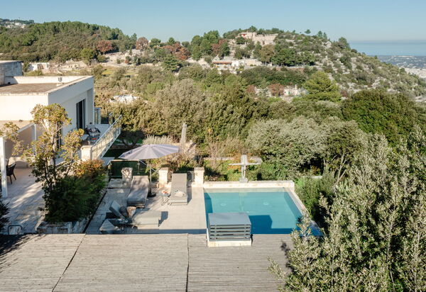 Villa Gioia: Activities, Amenities, Building Exterior, Garden, Main Entrance, People, Pool, Scenic View, Spring, Summer
