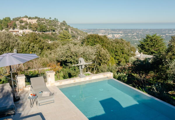 Villa Gioia: Activities, Amenities, Building Exterior, Garden, Main Entrance, People, Pool, Scenic View, Spring, Summer