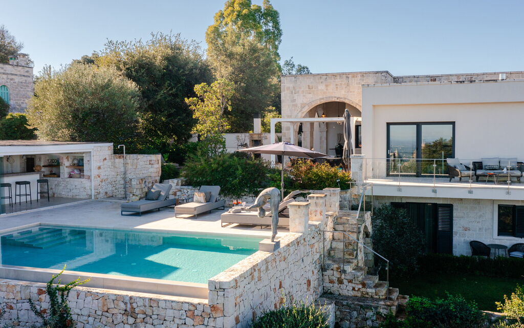 Villa Gioia: Activities, Amenities, Building Exterior, Garden, Main Entrance, People, Pool, Scenic View, Spring, Summer