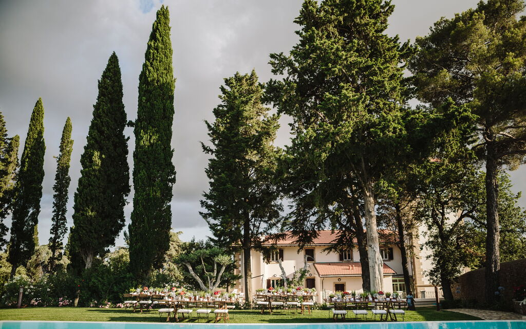 Villa Paola 14: Activities, Amenities, Balcony / Terrace / Patio, Building Exterior, Garden, Main Entrance, Pool, Room Detail, Spring, Summer