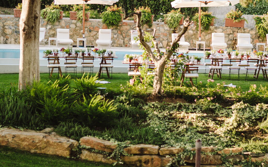 Villa Paola 14: Activities, Amenities, Balcony / Terrace / Patio, Building Exterior, Garden, Main Entrance, Pool, Room Detail, Spring, Summer