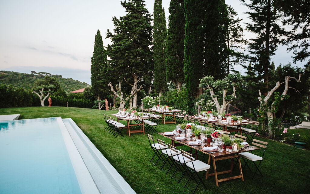 Villa Paola 14: Activities, Amenities, Balcony / Terrace / Patio, Building Exterior, Garden, Main Entrance, Pool, Room Detail, Spring, Summer