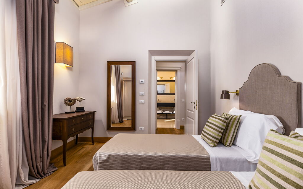 Villa Paola 14: Activities, Amenities, Balcony / Terrace / Patio, Building Exterior, Garden, Main Entrance, Pool, Room Detail, Spring, Summer