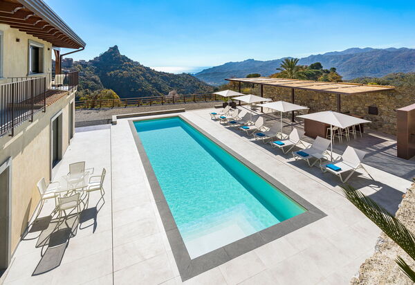 Villa Zagara: Activities, Building Exterior, Facilities, Garden, Main Entrance, Pool, Spring, Summer