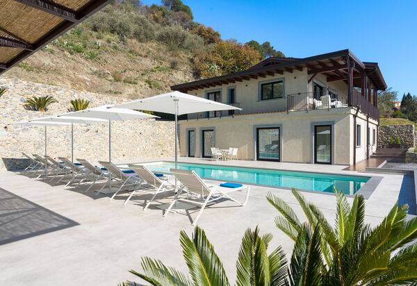 Villa Zagara: Activities, Building Exterior, Facilities, Garden, Main Entrance, Pool, Spring, Summer