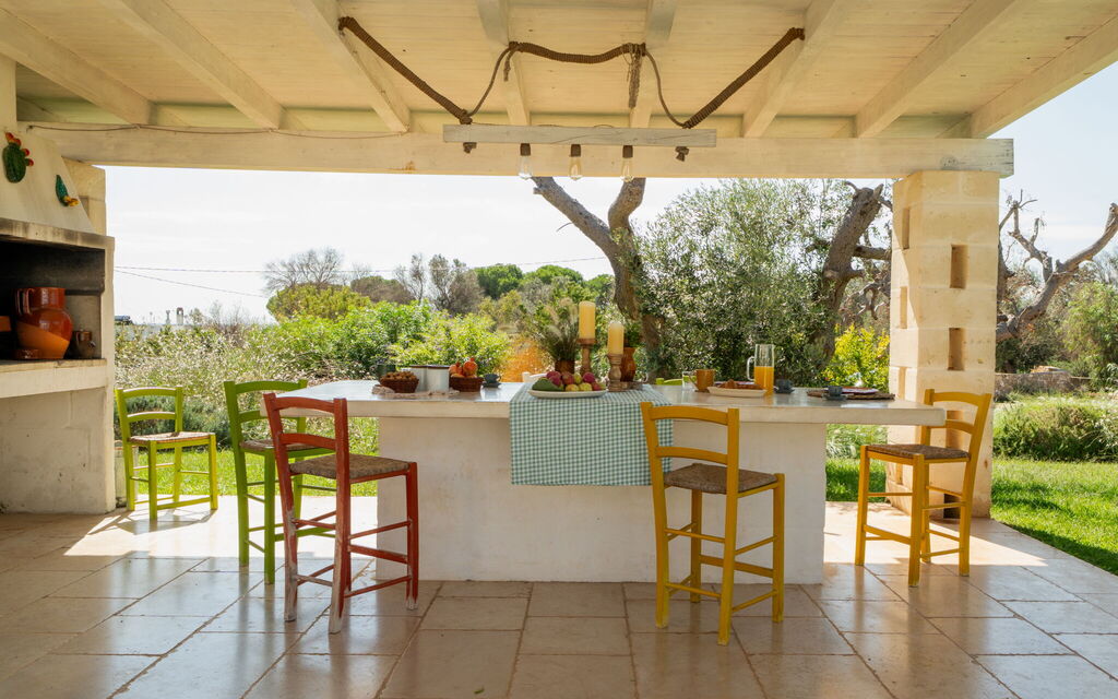 Trullo Padronale: Amenities, Building Exterior, Garden, Kitchen, Main Entrance, Outdoor, Spring, Summer