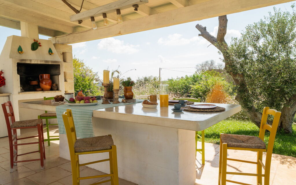 Trullo Padronale: Amenities, Building Exterior, Garden, Kitchen, Main Entrance, Outdoor, Spring, Summer