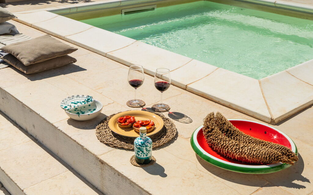 Trullo Padronale: Amenities, Building Exterior, Garden, Kitchen, Main Entrance, Outdoor, Spring, Summer