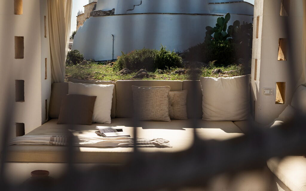 Trullo Padronale: Amenities, Building Exterior, Garden, Kitchen, Main Entrance, Outdoor, Spring, Summer