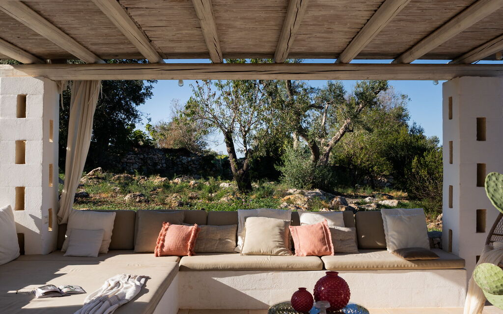 Trullo Padronale: Amenities, Building Exterior, Garden, Kitchen, Main Entrance, Outdoor, Spring, Summer