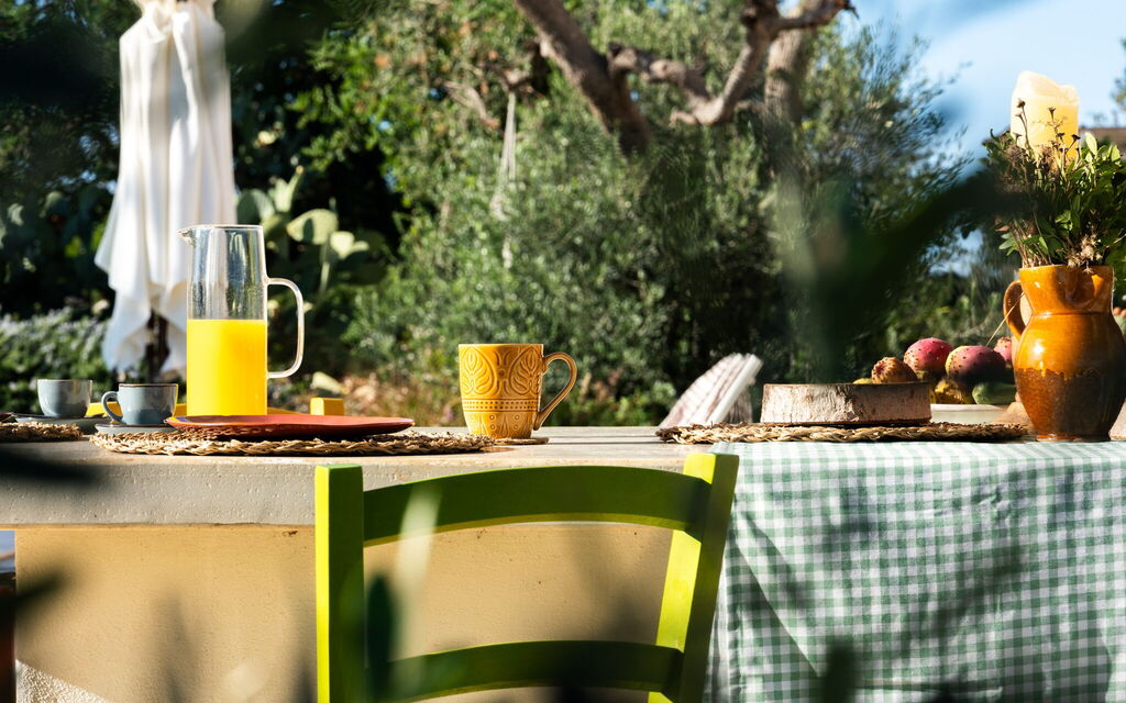 Trullo Padronale: Amenities, Building Exterior, Garden, Kitchen, Main Entrance, Outdoor, Spring, Summer
