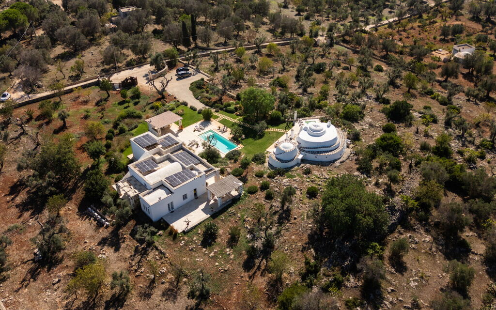Trullo Padronale: Amenities, Building Exterior, Garden, Kitchen, Main Entrance, Outdoor, Spring, Summer