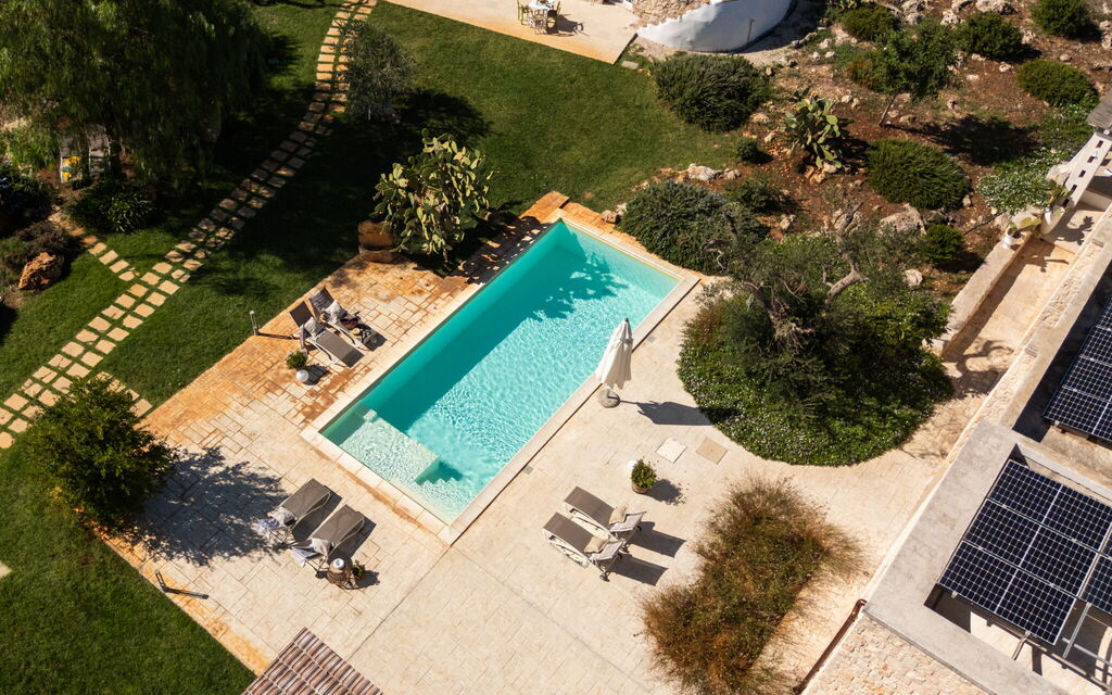 Trullo Padronale: Amenities, Building Exterior, Garden, Kitchen, Main Entrance, Outdoor, Spring, Summer