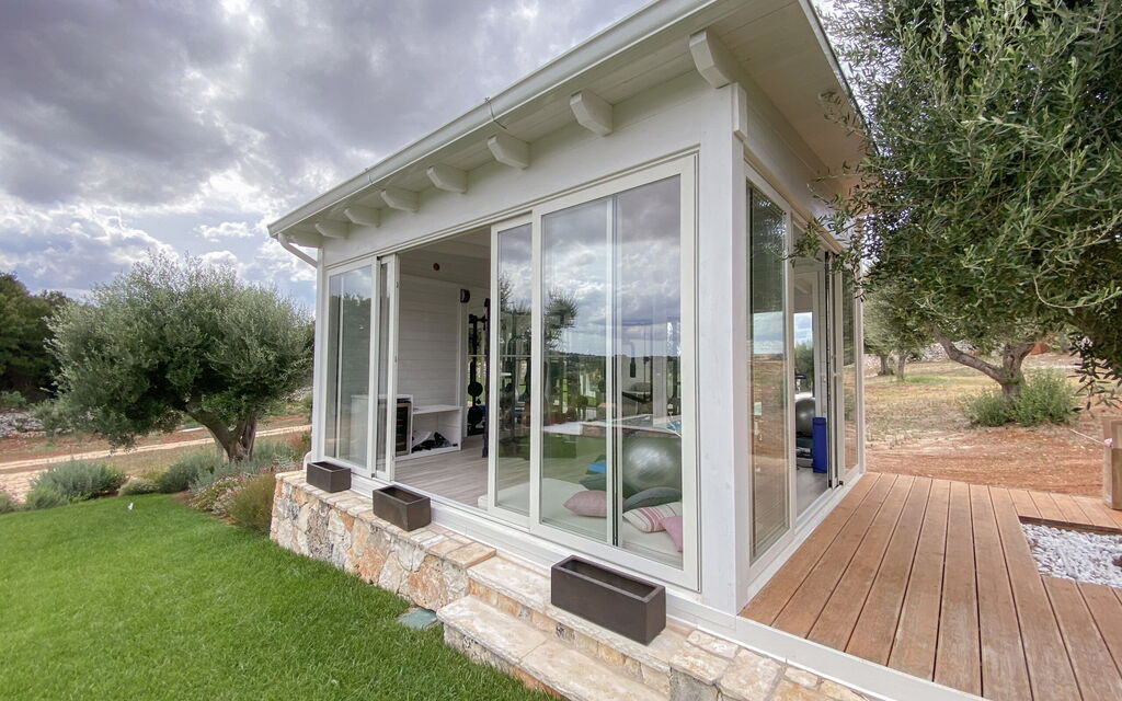 Villa Bernardi: Amenities, Balcony / Terrace / Patio, Building Exterior, Facilities, Garden, Outdoor, Pool, Spring, Summer, Wellness