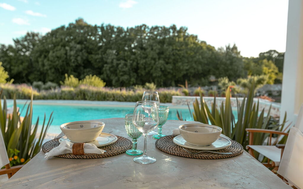 Villa Bernardi: Amenities, Balcony / Terrace / Patio, Building Exterior, Facilities, Garden, Outdoor, Pool, Spring, Summer, Wellness