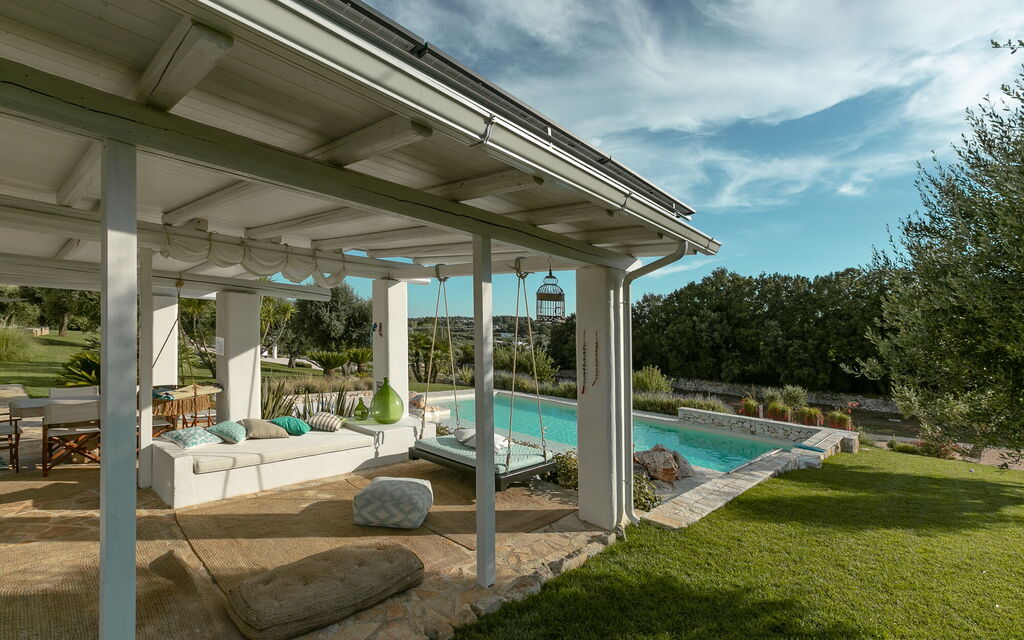 Villa Bernardi: Amenities, Balcony / Terrace / Patio, Building Exterior, Facilities, Garden, Outdoor, Pool, Spring, Summer, Wellness