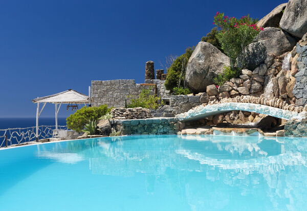 Villa Orchidea: Amenities, Balcony / Terrace / Patio, Building Exterior, City, Facilities, Food, Garden, Living Room, Main Entrance, Outdoor, Pool, Room Detail, Spring, Summer