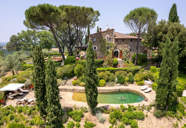 Villa Dei Corticelli: Amenities, Animals, Balcony / Terrace / Patio, Building Exterior, Facilities, Main Entrance, Outdoor, Pool, Room Detail, Spring, Summer