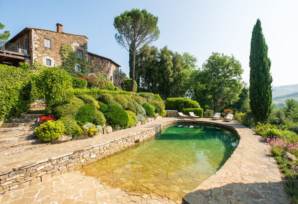 Villa Dei Corticelli: Amenities, Animals, Balcony / Terrace / Patio, Building Exterior, Facilities, Main Entrance, Outdoor, Pool, Room Detail, Spring, Summer