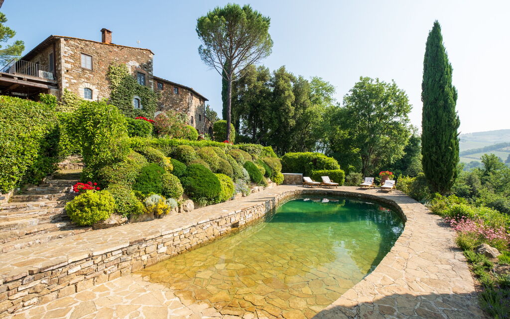 Villa Dei Corticelli: Amenities, Animals, Balcony / Terrace / Patio, Building Exterior, Facilities, Main Entrance, Outdoor, Pool, Room Detail, Spring, Summer