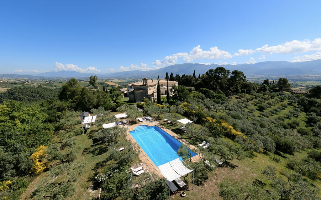 Villa Adelaide: Balcone / Terrazza / Patio, Benessere, Caratteristiche, Estate, Esterni, Giardino, Piscina, Primavera, Vista Panoramica