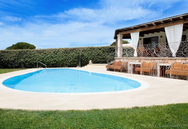 Villa Marini: Attività, Balcone / Terrazza / Patio, Benessere, Cucina, Estate, Esterni, Piscina, Primavera, Soggiorno