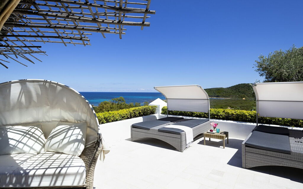 Villa Eros: Amenities, Balcony / Terrace / Patio, Building Exterior, Garden, Other Room, Outdoor, Pool, Spring, Summer